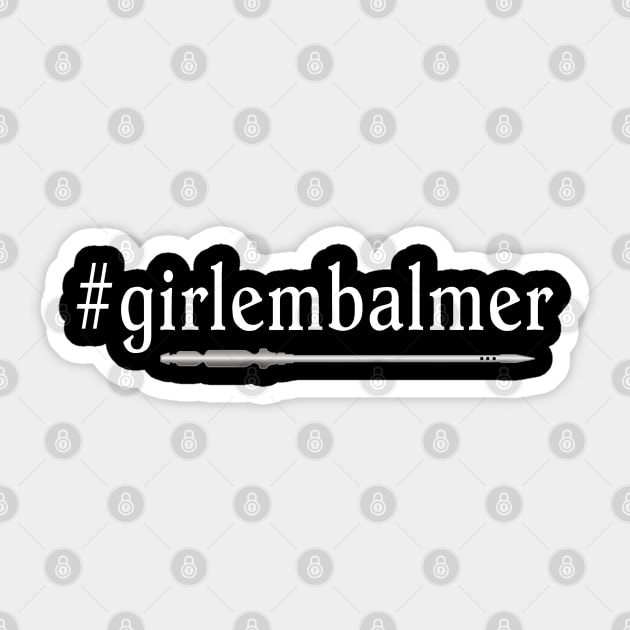 #girlembalmer Girl Embalmer Trocar Design Sticker by Graveyard Gossip